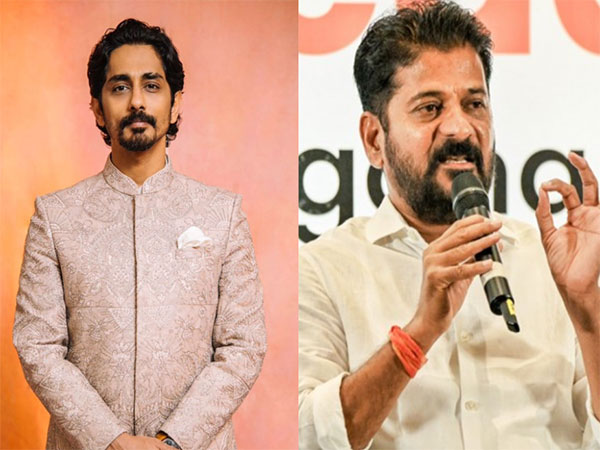 Actor Siddharth, Telangana Chief Minister Revanth Reddy (Image source: Instagram)