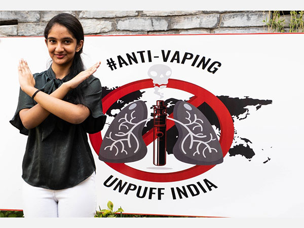 A School Student, Pranjal Sharma's initiative under 'Unpuff India' Campaign