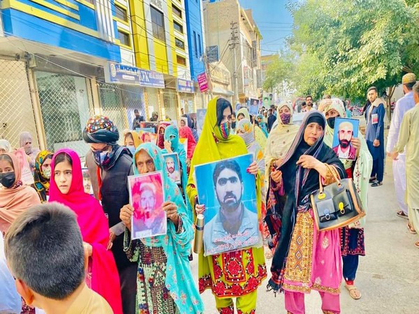 Baloch protest (Images credit: X)