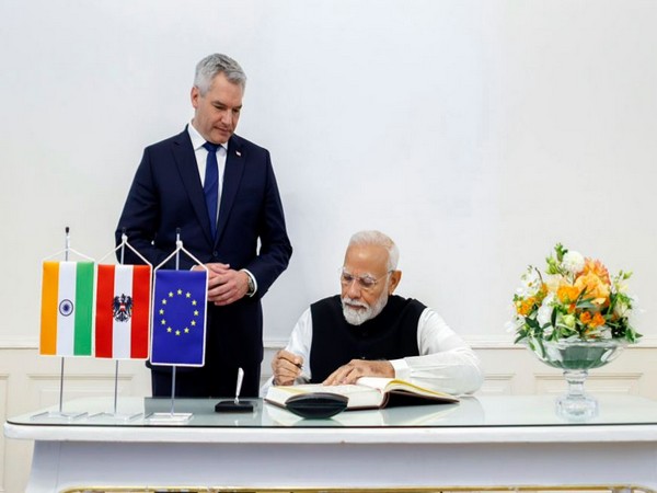 Austrian Chancellor Karl Nehammer and PM Narendra Modi (Photo/ANI)
