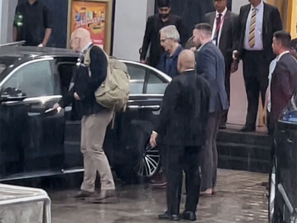 Tony Blair arrives in Mumbai (Photo/ANI)