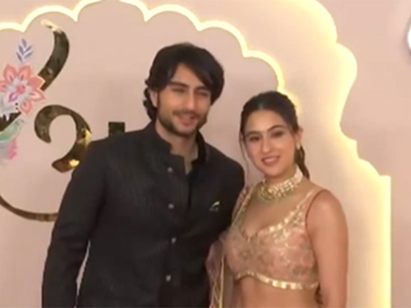 Sara Ali Khan and Ibrahim (Image source: ANI)
