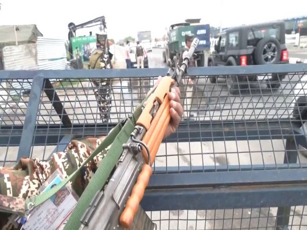 Security intensified for Amarnath Yatra pilgrims (Image/ANI)