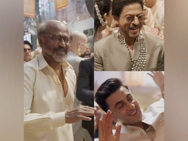 Rajinikanth, SRK, Ranbir Kapoor (Image source/ANI)