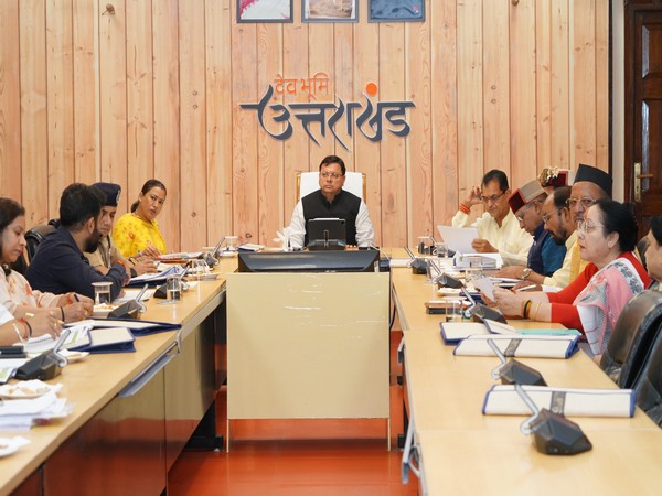 CM Dhami holds Vigilance and Monitoring Committee meeting (Image/ANI)
