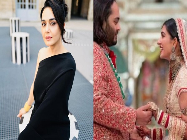 Preity Zinta wishes newlyweds Anant Ambani, Radhika Merchant (image source: instagram/realpz)
