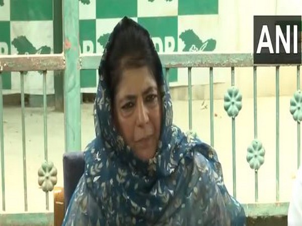 People's Democratic Party (PDP) chief Mehbooba Mufti (Photo/ANI)