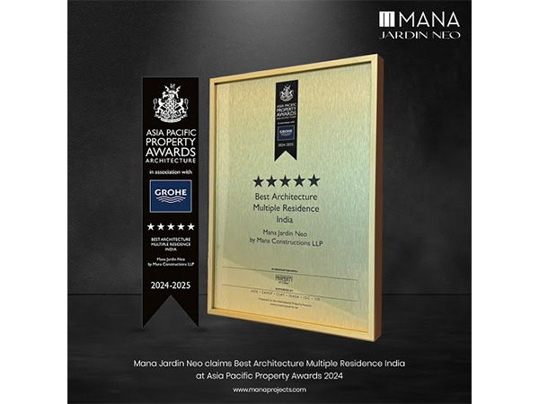 MANA Jardin Neo received prestigious recognition as 