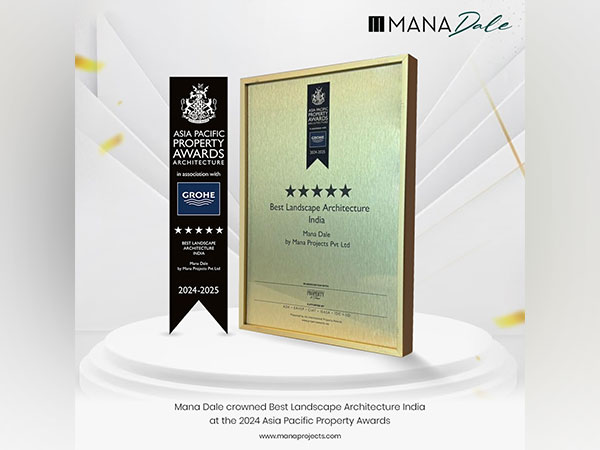 MANA Dale received the prestigious recognition as 