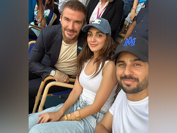 Sidharth Malhotra, Kiara Advani, David Beckham (Image Source: Instagram)