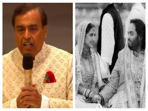Visuals from Anant Ambani and Radhika Merchant's wedding (Image source: Anant-Radhika wedding)