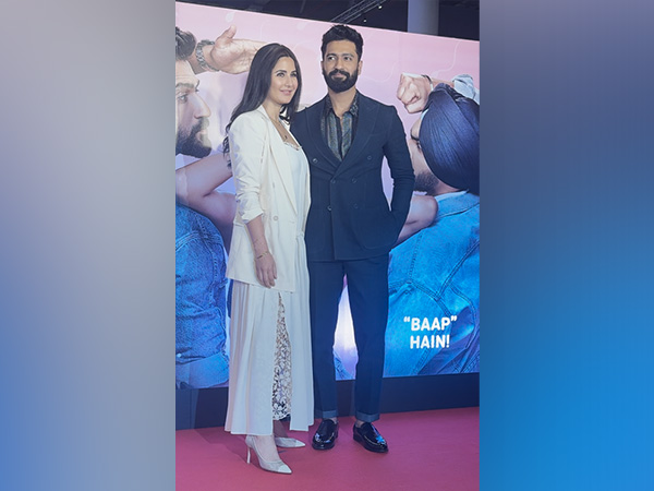 Couple Vicky Kaushal and Katrina Kaif (Image source:ANI)