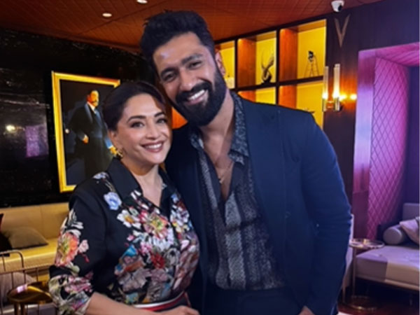 Actors Madhuri Dixit Nena and Vicky Kaushal (Image source: Instagram)