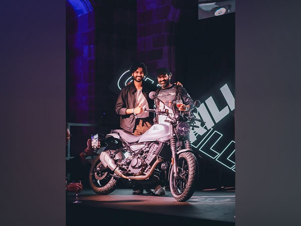 Actor Sunny Kaushal with Siddhartha Lal, Managing Director & CEO of Eicher Motors Ltd.