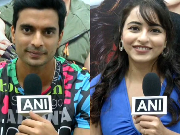 Gashmeer Mahajani, Niyati Fatnani(Image source/ANI) 