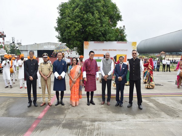 Bhutan King and PM arrive for three-day Gujarat visit (Image: X@InfoGujarat)