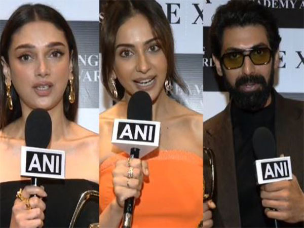 Aditi Rao Hydari, Rakul Preet, Ranan Daggubati (Photo/ANI)