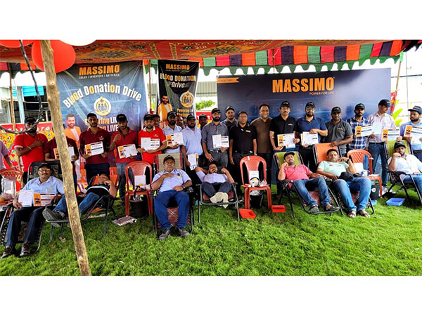 Blood Donors Group at MASSIMO Factory in Hyderabad