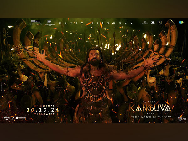 Suriya in Fire song (image source: instagram)