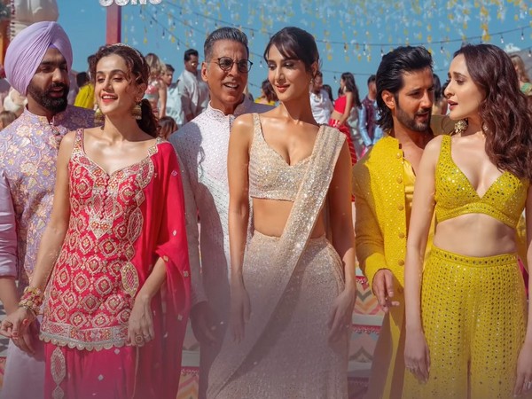 Song poster of Khel Khel Mein (Image Source; Instagram)