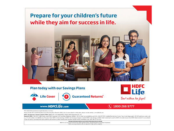 HDFC Life’s latest campaign drives the need for financial preparedness among parents to secure their child’s future