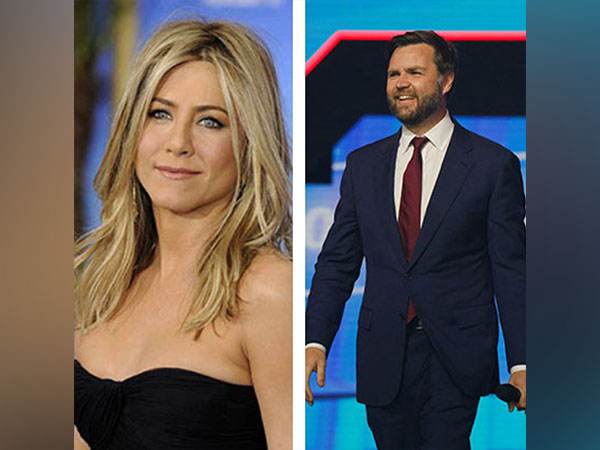 Actor Jennifer Aniston and Senator JD Vance (Image source: Instagram and Reuters)