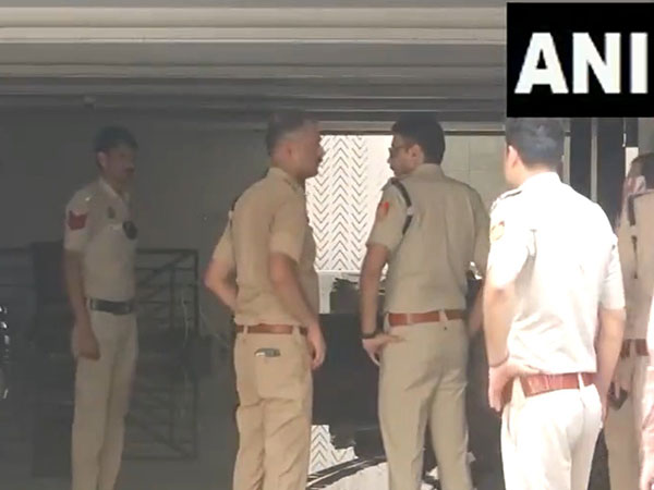 Visuals from outside coaching centre where basement flooding killed three students. (Photo/ANI)