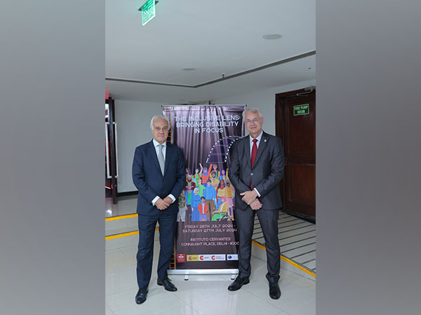 Ambassador of Spain, Juan Antonio March Pujol and Ambassador of Finland, Kimmo Lähdevirta at launch of film festival in New Delhi in collaboration with ETI Services