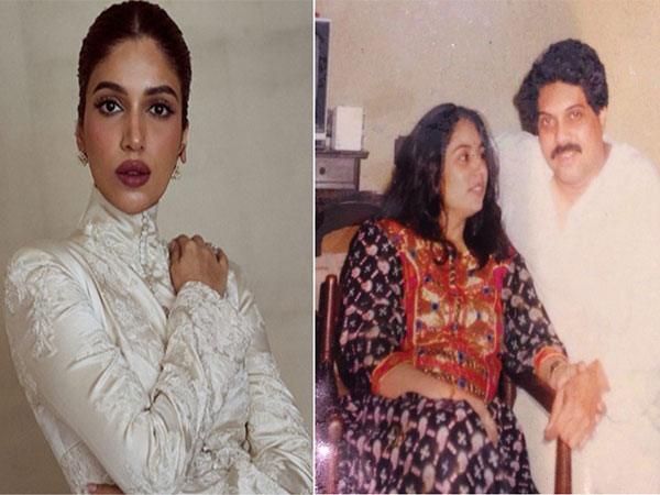 Bhumi Pednekar, her parents (Image Source: Instagram)