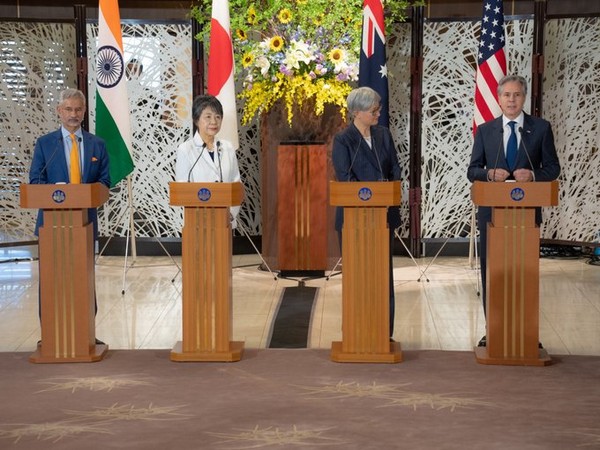 Foreign Ministers of four Quad nations during the meeting in Japan (Photo: X@SecBlinken)