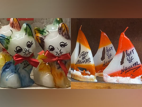 Nainital's exquisite candles (Image Source: ANI)