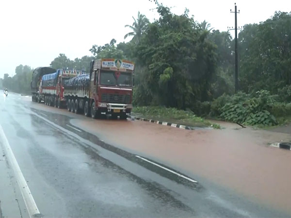 A visual from Karnataka amid heavy rainfall (Photo/ANI)