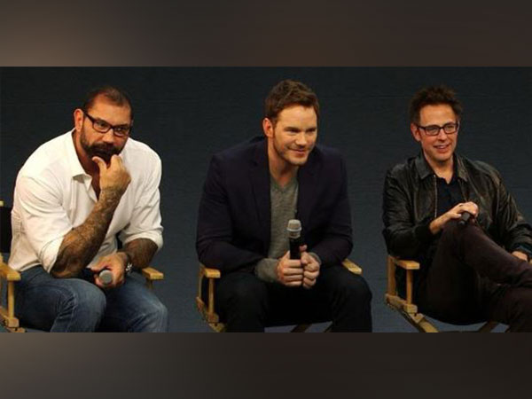 Dave Bautista, Chris Pratt, James Gunn (Image source: Instagram)