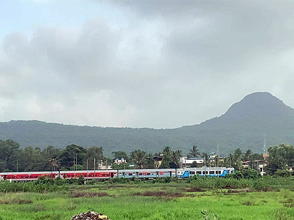 A panoramic view of Western Ghats through first-ever Vistadome coach in Pune-Mumbai Deccan Express. (File Photo/ANI)