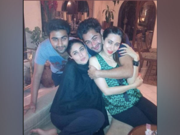 Kareena Kapoor Khan, Karisma Kapoor with her cousins (Image source: X)