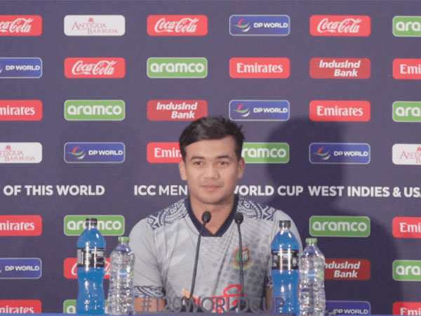 Taskin Ahmed. (Photo- ICC)