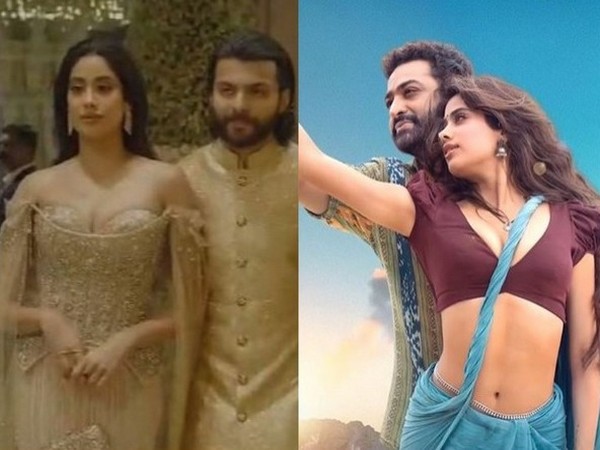 Janhvi Kapoor,  Shikhar Pahariya, still from 'Dheere Dheere' poster (Image Source: ANI, Instagram)