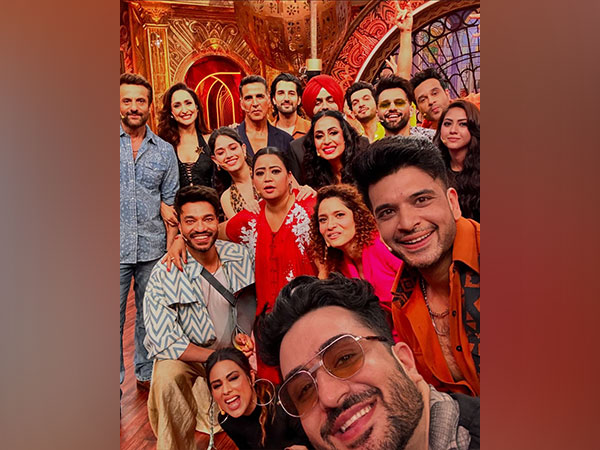 Picture from sets of Laughter Chefs (Image source: Karan Kundrra's Instagram)