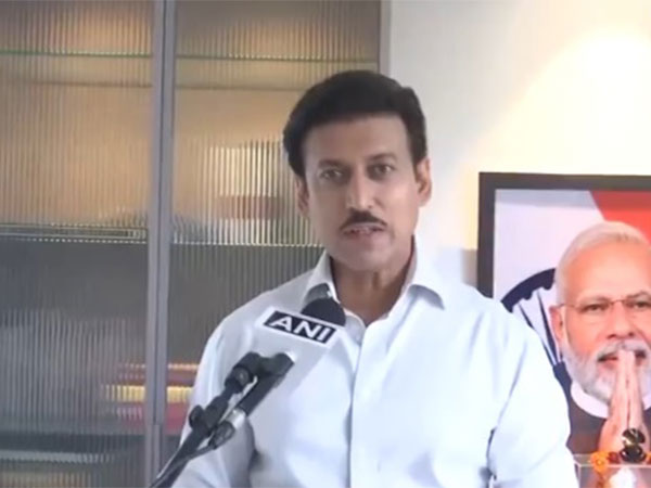 Rajyavardhan Singh Rathore. (Picture: ANI)