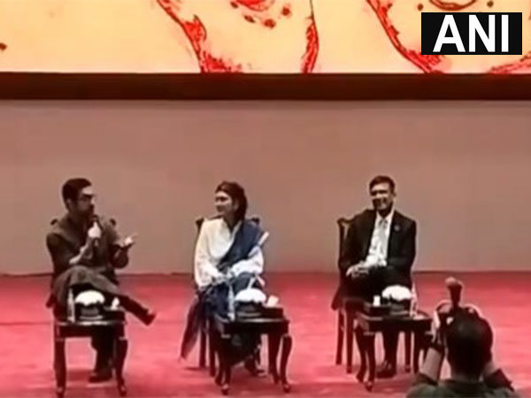 Aamir Khan, Kiran Rao, CJI DY Chandrachud(Image source/ANI) 