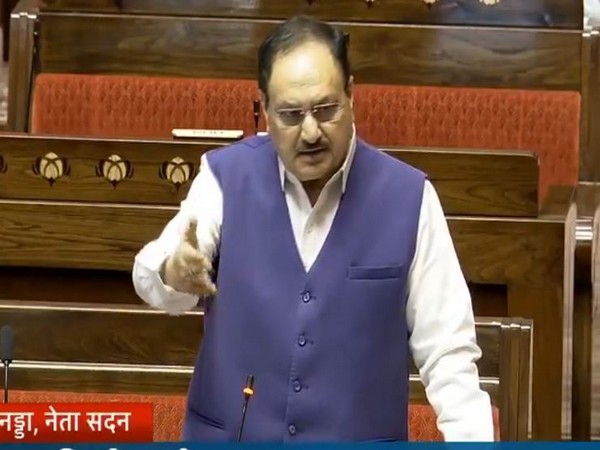 Leader of House in Rajya Sabha JP Nadda. (Photo/Sansad TV)