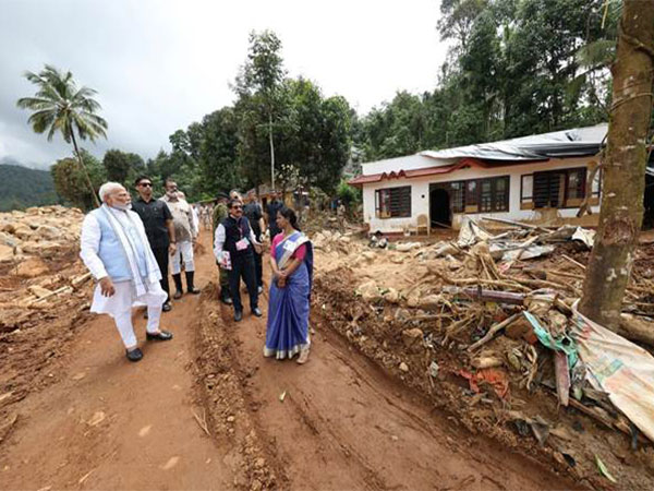 Prime Minister Narendra Modi during his visit to Wayanad. (Photo/ANI)