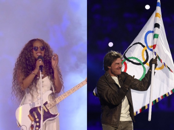 Californian singer H.E.R., om Cruise (Image source: X/The Olympic Games)