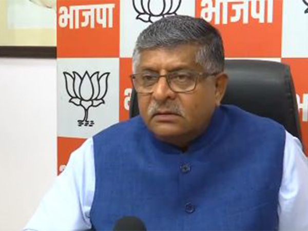 Bharatiya Janata Party MP Ravi Shankar Prasad (Photo/ANI)