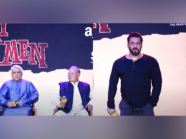Javed Akhtar, Salim Khan, Salman Khan (Image source/ANI)