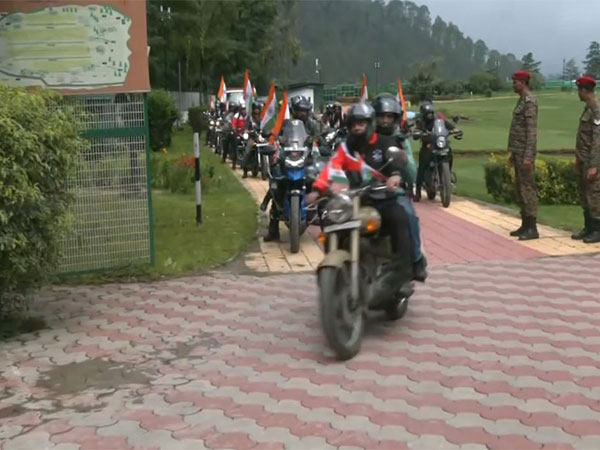 Army Training Command Shimla launches Tiranga Bike Rally. (Photo/ANI)