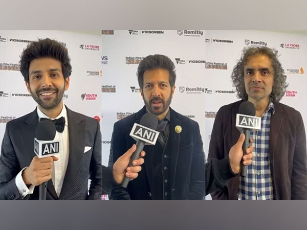 Kartik Aaryan, Kabir Khan, Imtiaz Ali (Image source: ANI)