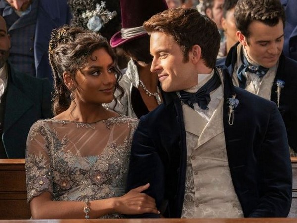 Simone Ashley as Kate and Jonathan Bailey as Anthony in a still from 'Bridgerton' (Image source: Instagram/@bridgertonnetflix)