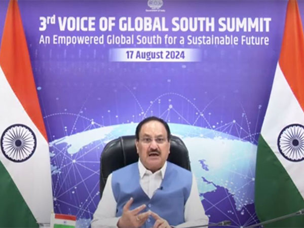 JP Nadda at the summit (Photo/ANI)
