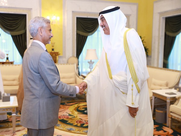 External Affairs Minister S Jaishankar calls on Sheikh Sabah Al-Khaled Al-Sabah Al-Hamad Al-Mubarak Al-Sabah, the Crown Prince of Kuwait